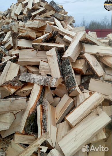Дрова колотые в укладку