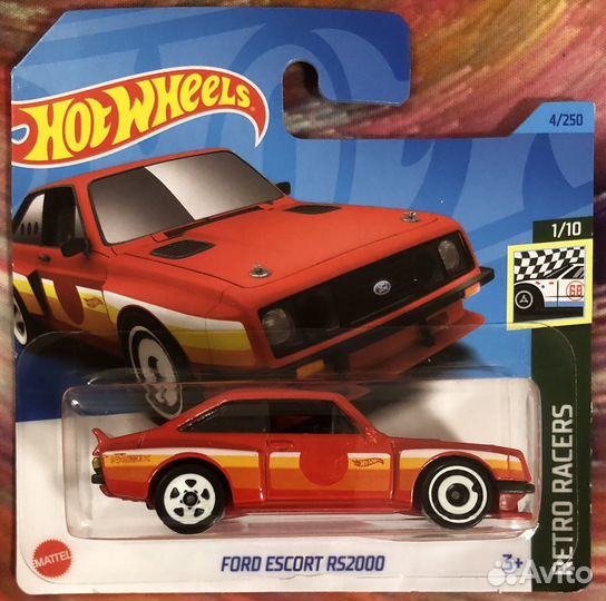 Машинка Hot Wheels Ford Escort RS2000