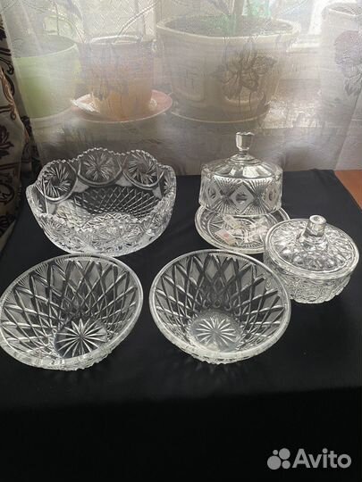 Хрустальная посуда СССР никольский з-д