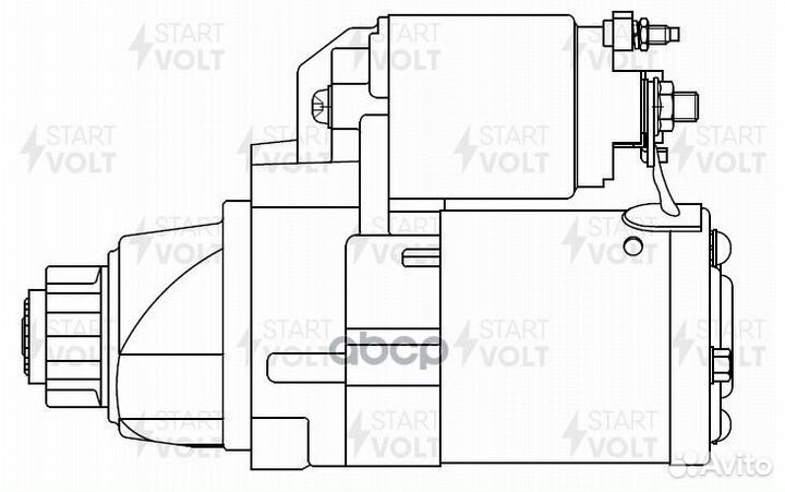 Стартер для а/м Nissan X-Trail T32 (14) /Tean