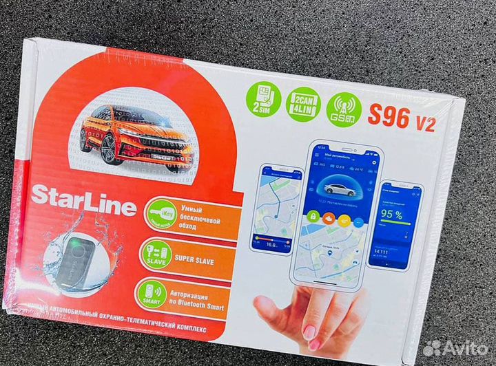 Сигнализация Starline S96 2canlin v2