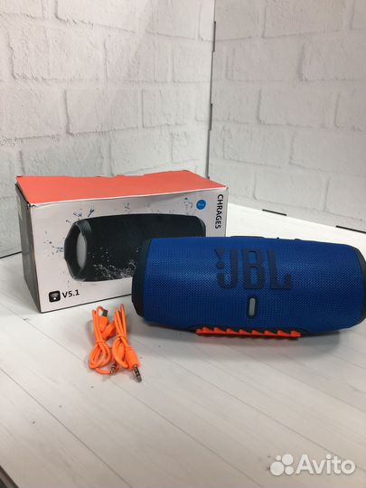 Колонка JBL Charge 5, синяя(75смт)