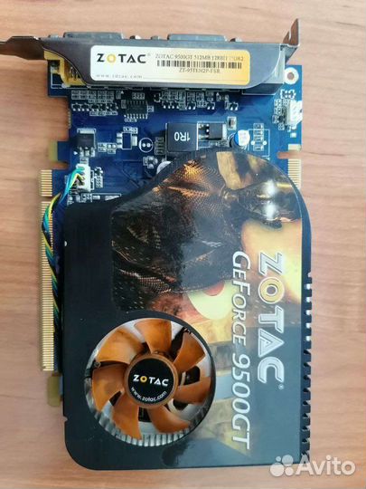 Видеокарта zotac GeForse 9500 GT