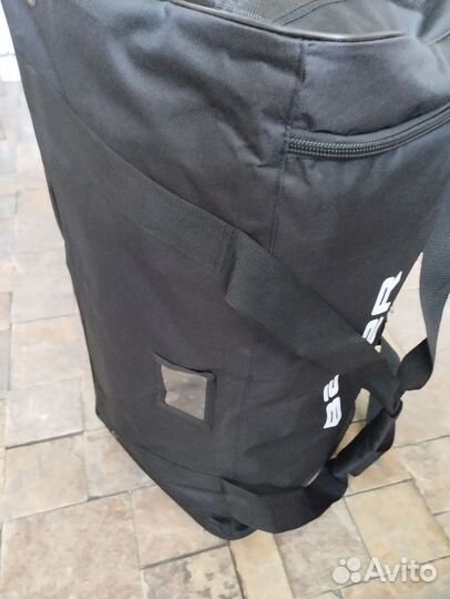 Баул хоккейный сумка без колёс чёрная