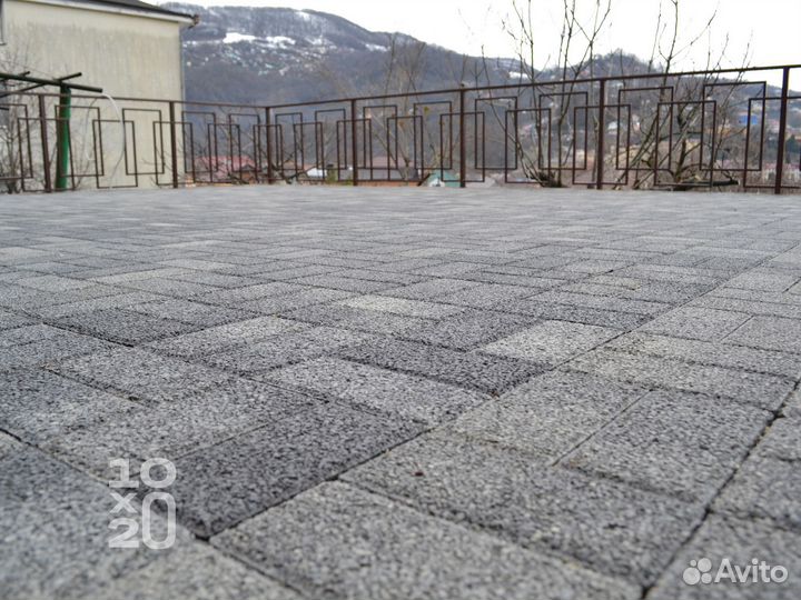 Тротуарная плитка, бордюры, газонная решетка