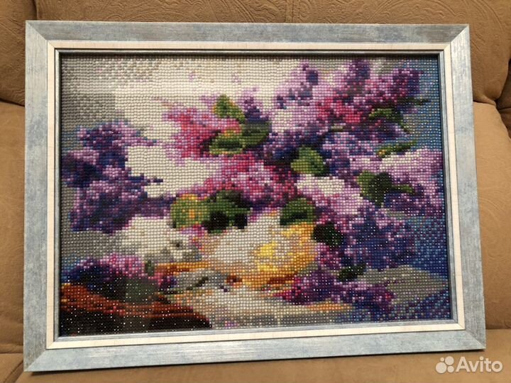 Алмазная мозаика (готовая картина)