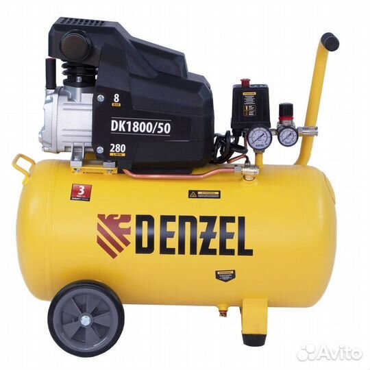 Компрессор воздушный DK1800/50,Х-PRO 1,8 кВт, 280л
