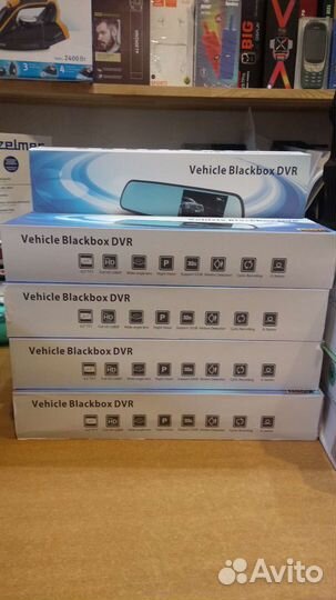 Зеркало регистратор с двумя камерами