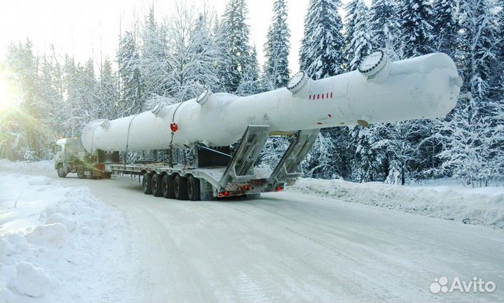 Перевозка негабаритных грузов тралом