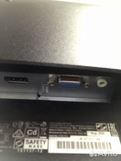 Монитор asus VP228HE 21.5 1ms