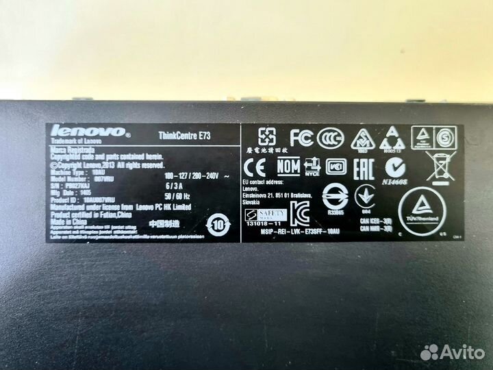 Компьютер Lenovo E73 Intel i3-4370/ DDR3 8Gb/ SSD