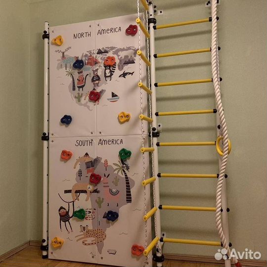 Шведская стенка + Скалодром Доставка + Монтаж