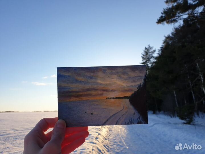 Картина маслом пейзаж 