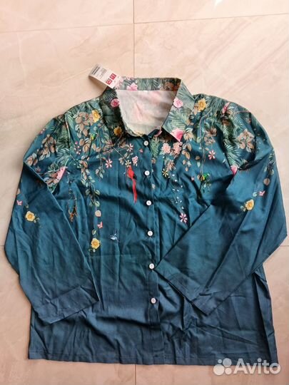 Блузка женская рубашка на пуговицах новая