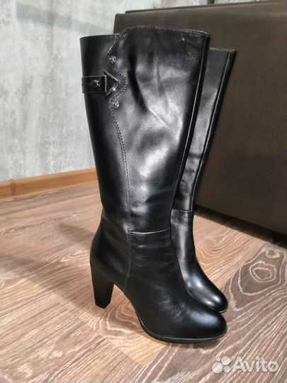 Сапоги женские натуральная кожа размер 39