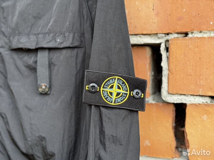 Stone Island Black Nylon Metal лёгкая ветровка