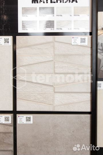 Керамогранит Ibero Materika Tektonia White декор 31,6x63,5