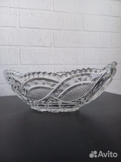 Салатник хрустальный
