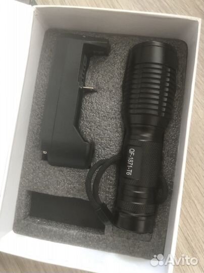 Фонарик светодиодный аккумуляторный