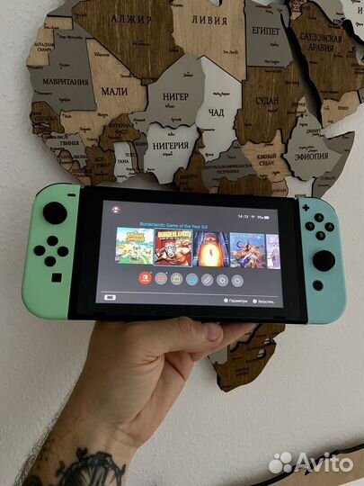 Nintendo switch animal crossing edition