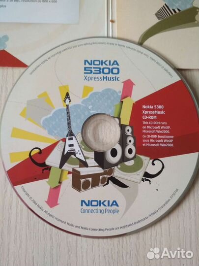 Установочный диск к телефону Nokia 5300