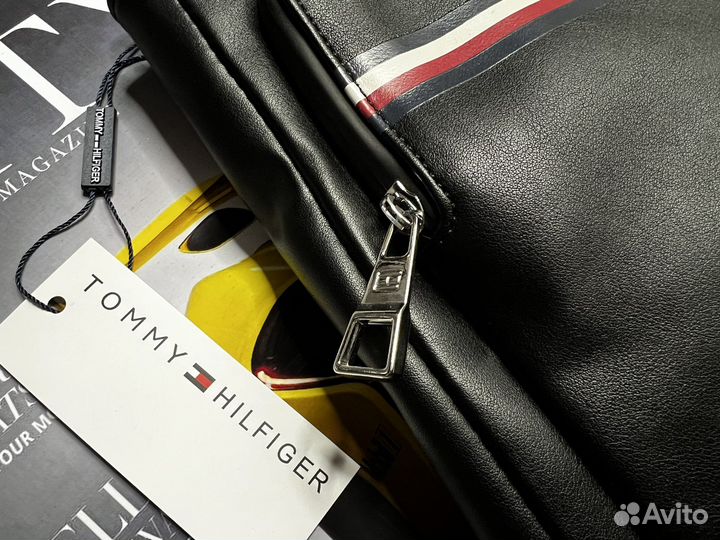 Сумка натуральная кожа Tommy