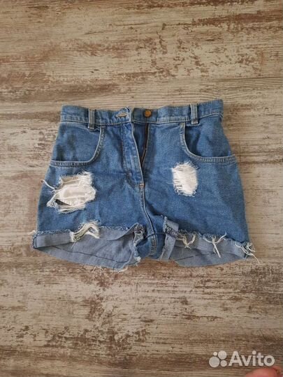 Шорты с высокой талией