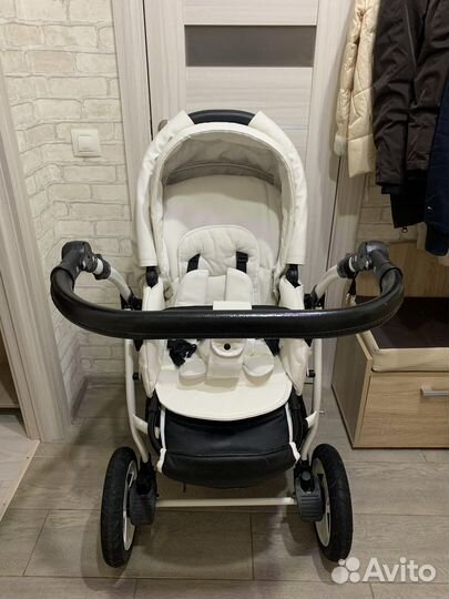 Коляска 2 в 1 indigo экокожа