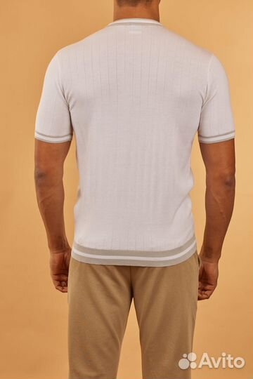 Футболка Eleventy из льна и хлопка