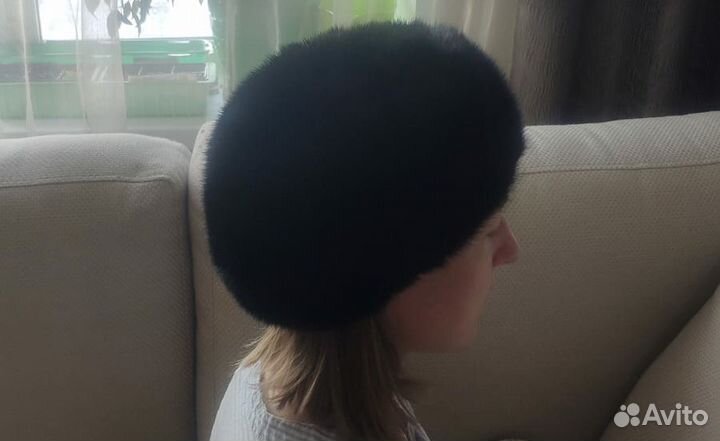 Женский норковый берет