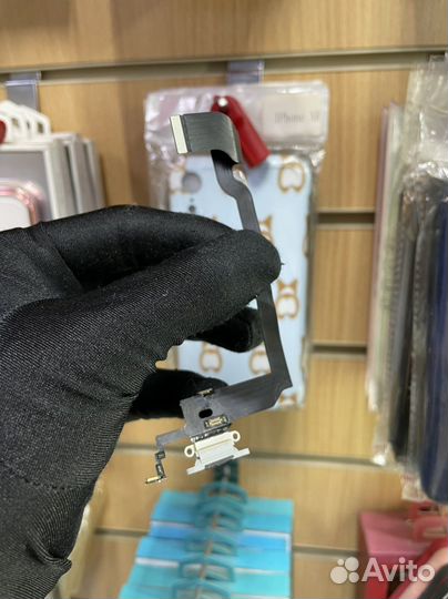 Оригинальный шлейф зарядки iPhone X