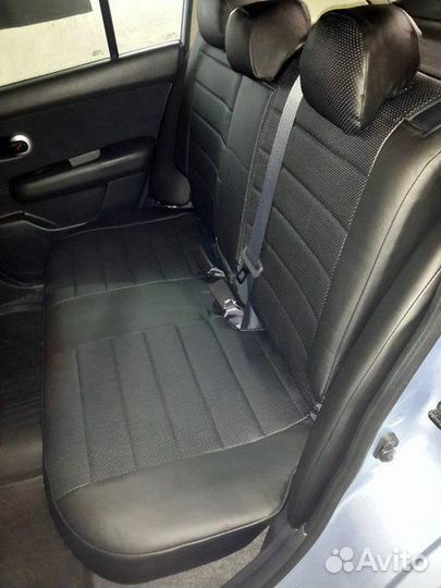 Чехлы из экокожи Nissan Tiida от Автопилот