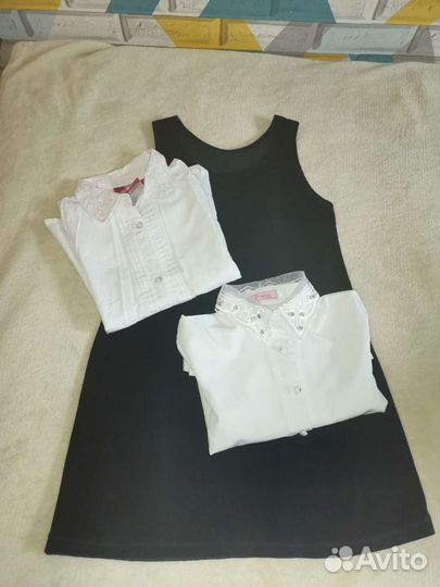 Школьная форма для девочки 128 134 синяя