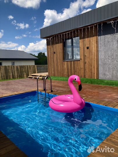 Баня с бассейном