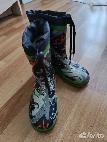 Резиновые сапожки на мальчика, 30 размер, б/у