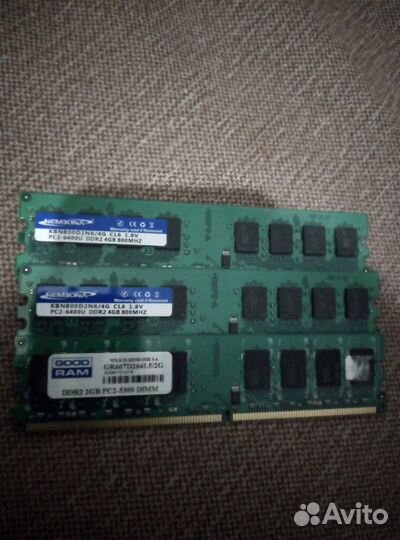 Оперативная память ddr2 4gb, 8gb для пк