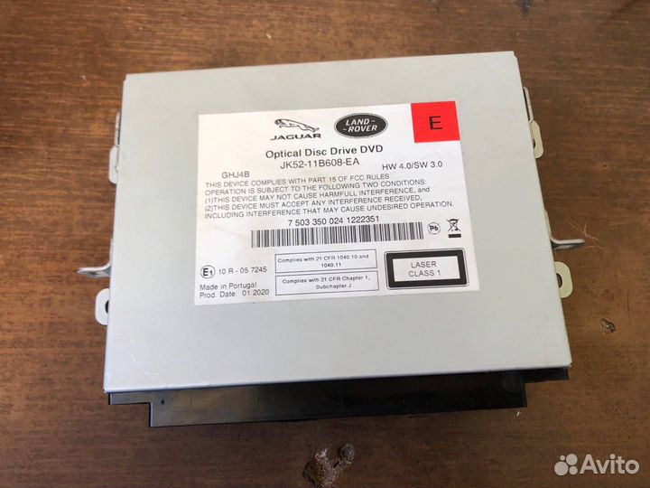 DVD-чейнджер Land Rover Range Rover 4 рест. L405