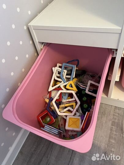 Стеллаж хранение для игрушек