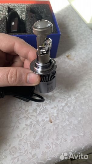 Лед лампы h7 с линзой