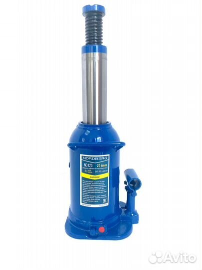 Домкрат 20 т. nordberg, бутылочный