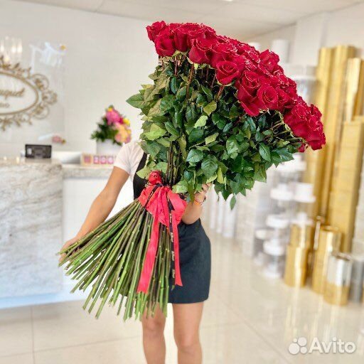 Метровые розы