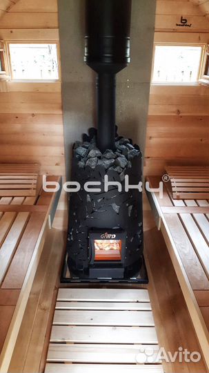 Баня-бочка 2,58 метра круглая с гарантией