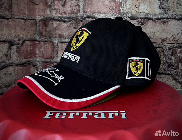 Бейсболка Кепка Ferrari F1 Арт 2780