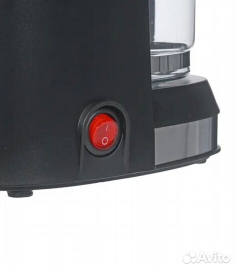 Кофеварка Polaris PCM 0613A, серебристый, черный