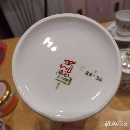 Чайный сервиз вербилки СССР