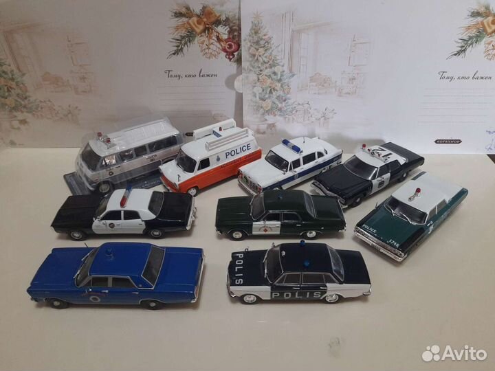 Полицейские машины мира 1:43