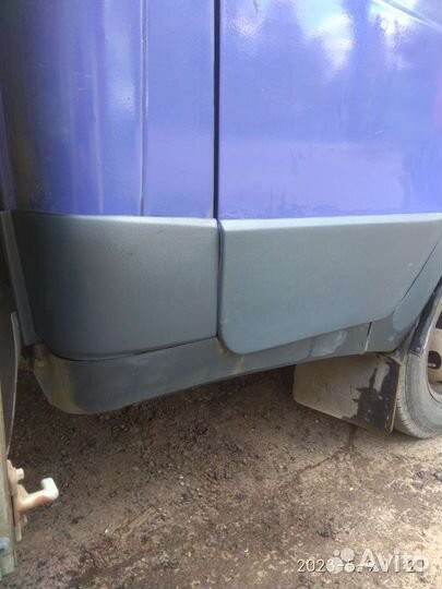 Накладки на двери газель 4 шт пластик