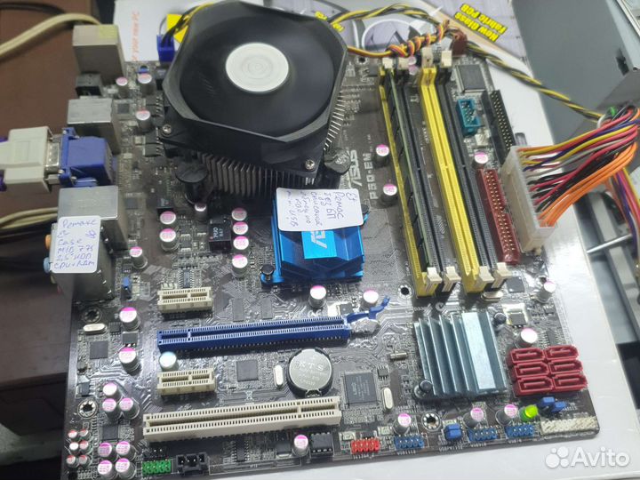 Материнская плата p5q-em cpu ram кулер