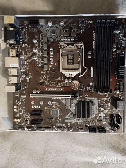 Плата MSI LGA1151-v2 B360 B360M PRO-VDH 4xDDR4 1xP