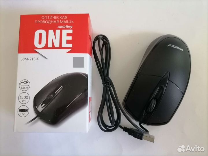 Мышка проводная компьютерная новая